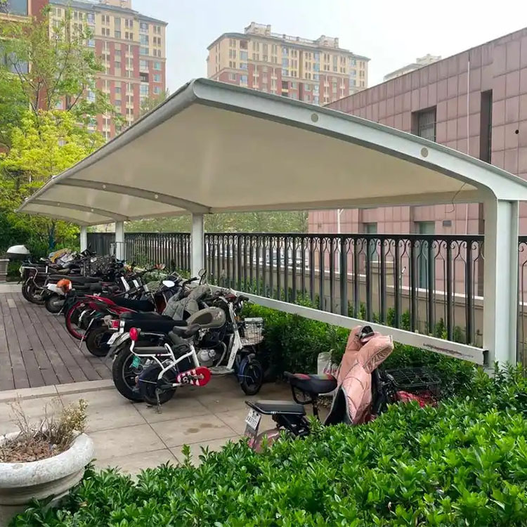 曲靖膜结构电动车棚